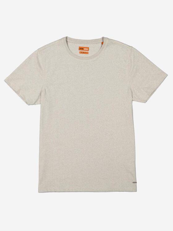 emilio adani Herren T-Shirt slim fit Beige 37288