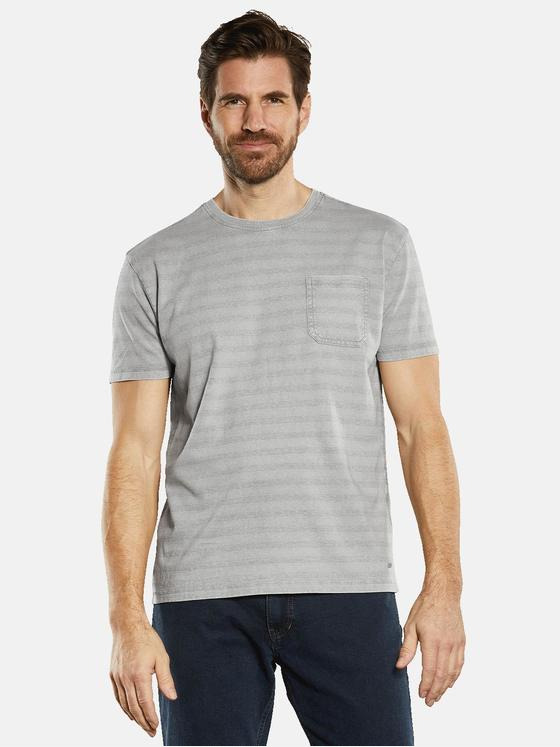 Herren engbers T Shirt gestreift in Grau kaufen 34327 engbers