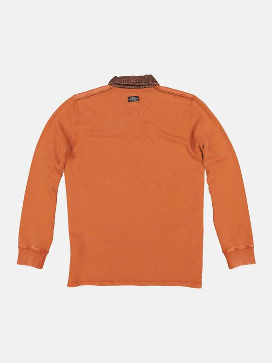 engbers Herren Polo-Shirt uni Orange 35676