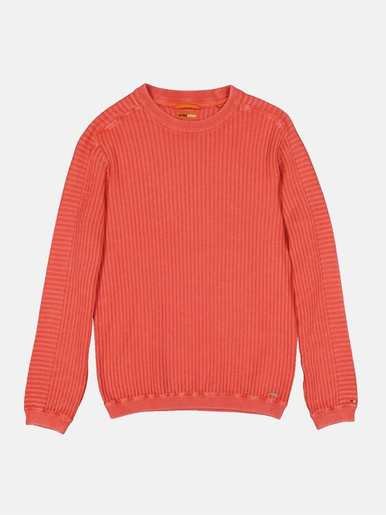 emilio adani Herren Pullover strukturiert Rot 36270