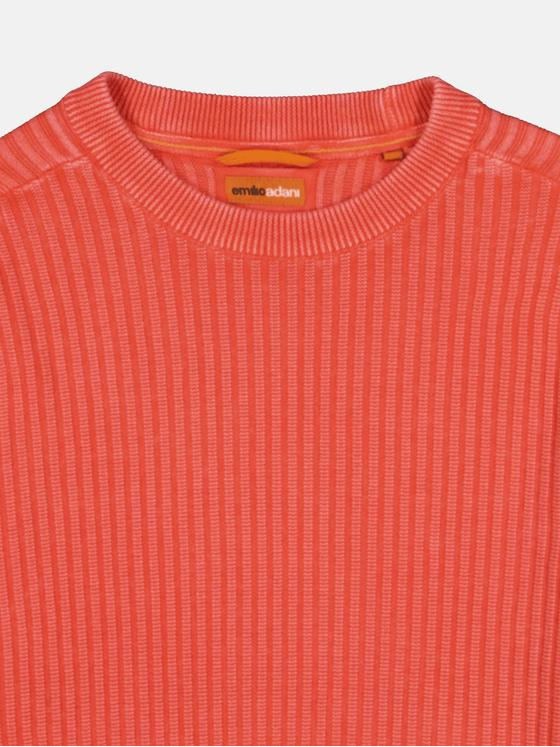 emilio adani Herren Pullover strukturiert Rot 36270