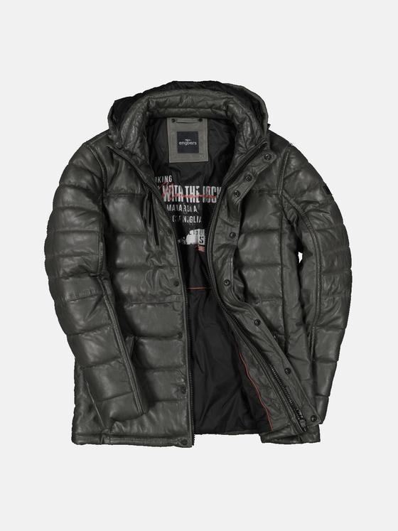 engbers Herren Lederjacke Grün 35443