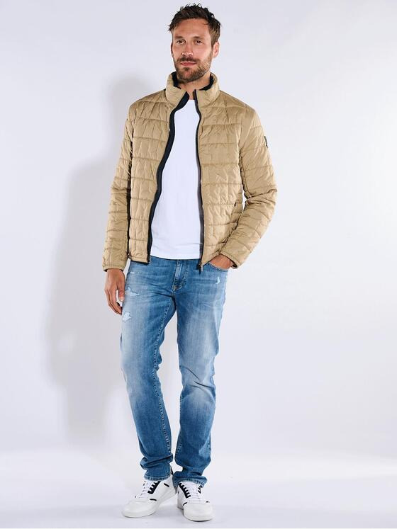 emilio adani Herren Steppjacke regular Gelb 36247