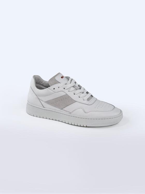 emilio adani Herren Sneaker aus Leder Weiß 37440