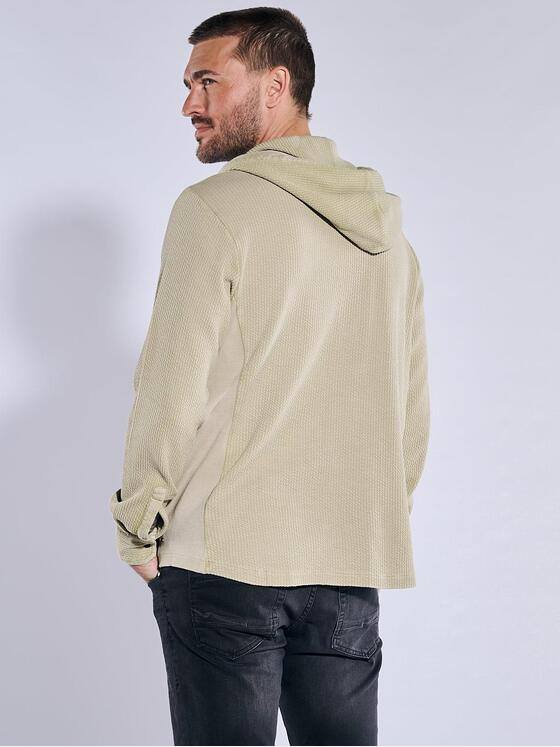 emilio adani Herren Sweatjacke regular Beige 37286