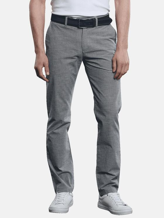 engbers Herren Struktur-Chino Grau 31087