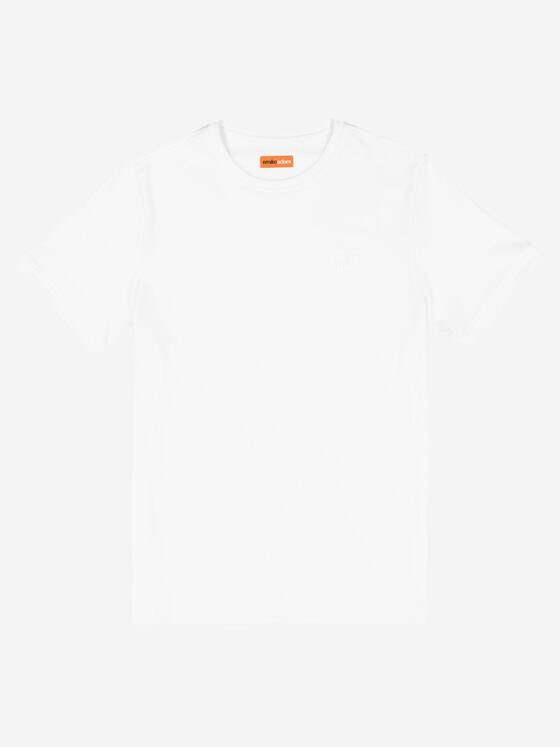 emilio adani Herren T-Shirt uni Weiß 37230