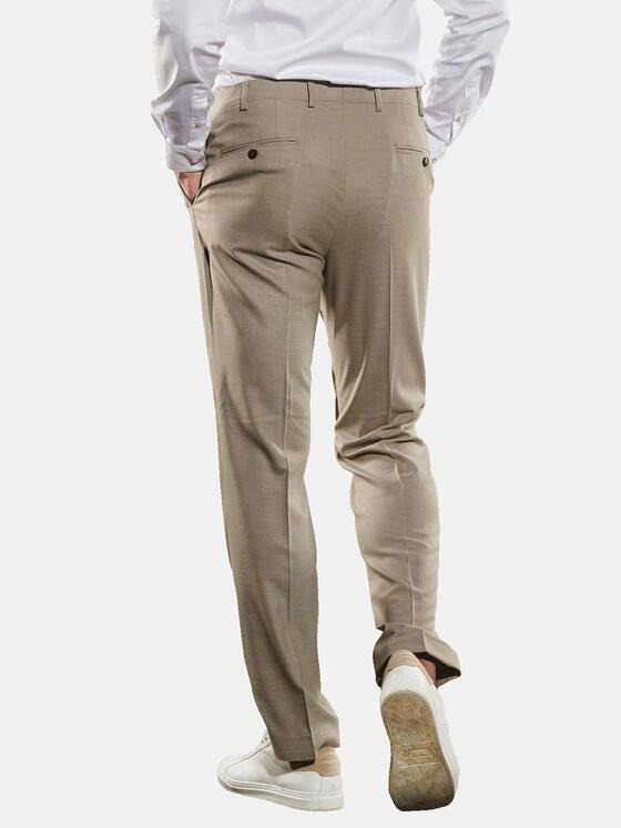 emilio adani Herren Anzug-Hose slim fit Beige 34592