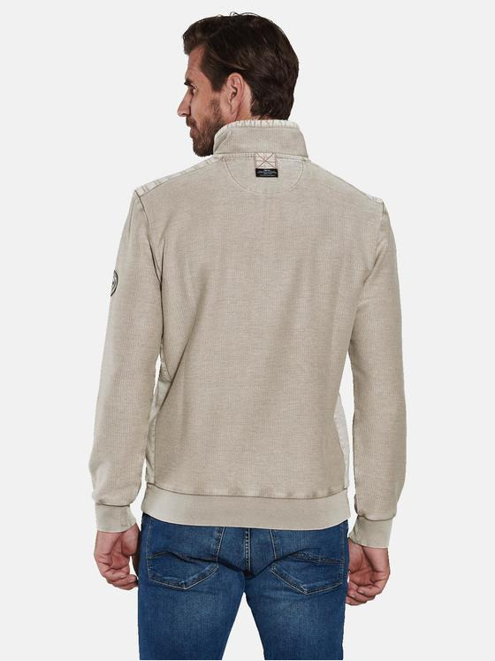 engbers Herren Sweatshirt uni Beige 36149