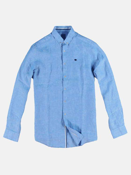 engbers Herren Hemd uni Blau 32218