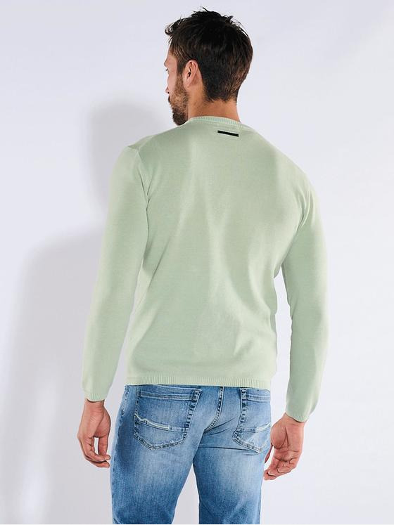 emilio adani Herren Pullover regular Grün 36272