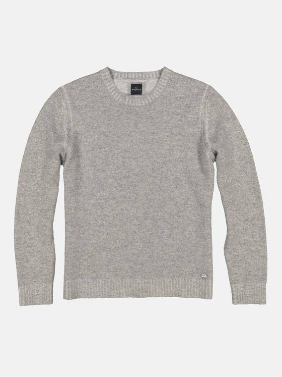 engbers Herren Pullover uni Grau 35736