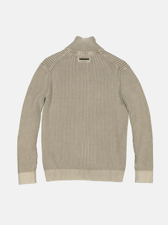 emilio adani Herren Cardigan strukturiert Beige 36070