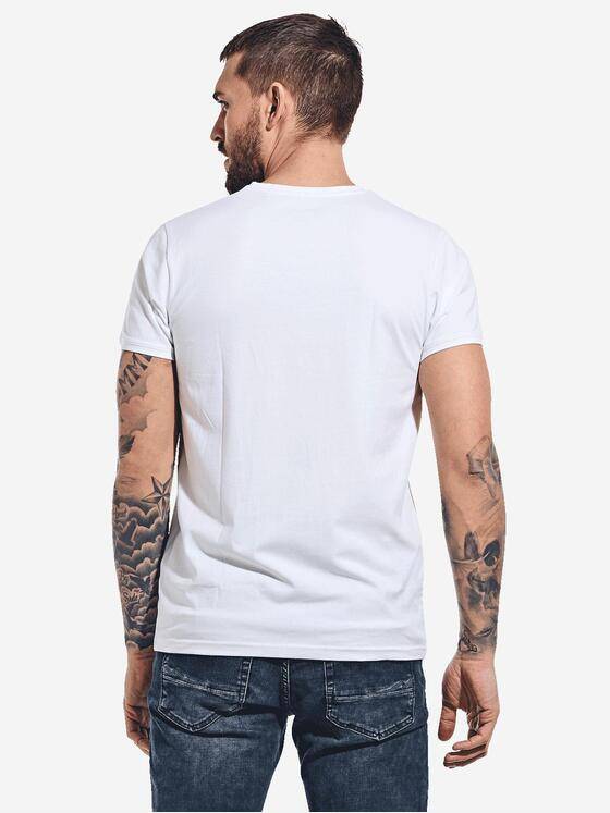 emilio adani Herren Basic-Shirt "My Favorite" Weiß 37386