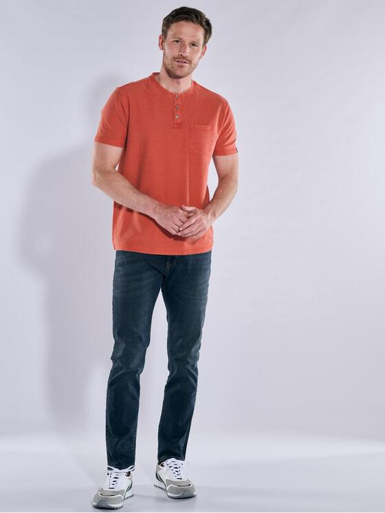 engbers Herren Henley-Shirt regular Orange 37308