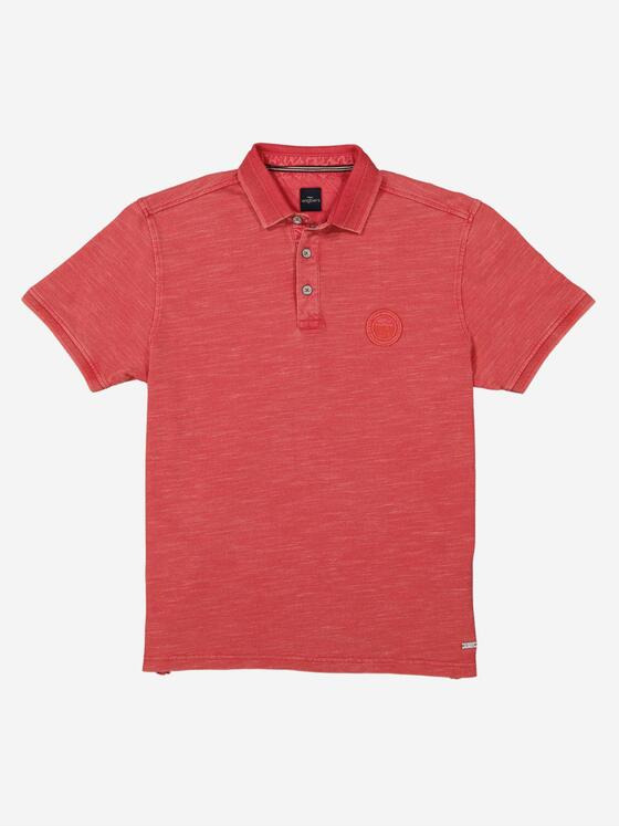 engbers Herren Polo-Shirt strukturiert Rot 37130