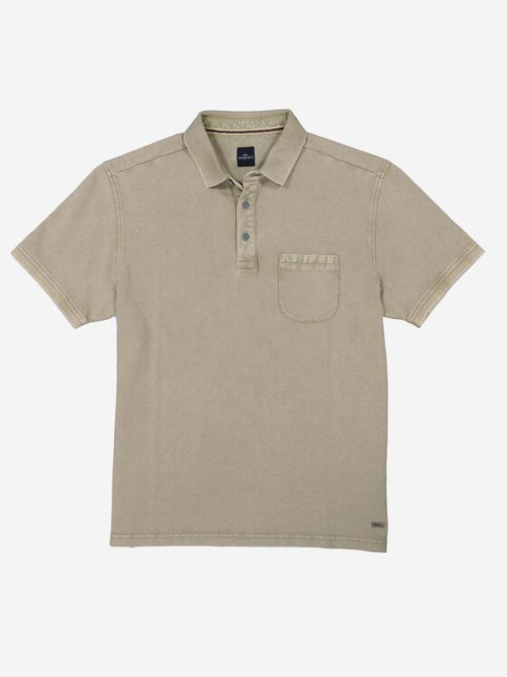 engbers Herren Polo-Shirt strukturiert Beige 37127