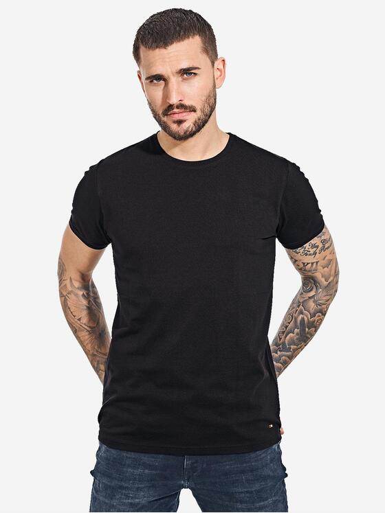 emilio adani Herren T-Shirt "My Favorite" Schwarz 37389