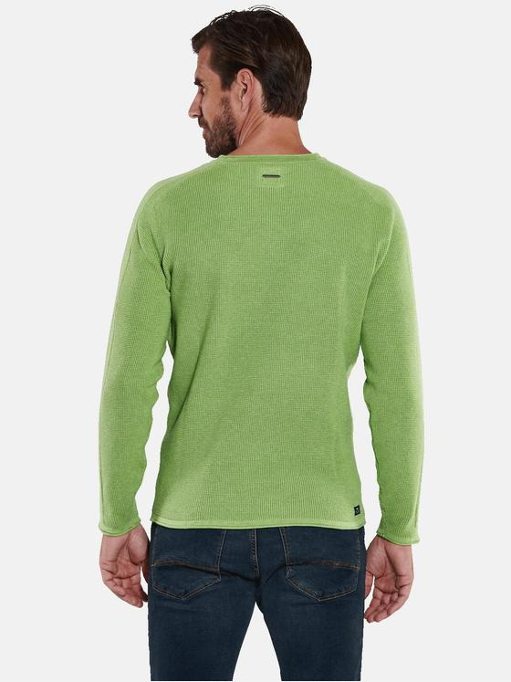 engbers Herren Pullover uni Grün 36097