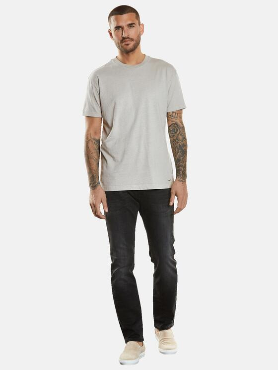 emilio adani Herren T-Shirt uni Beige 34550