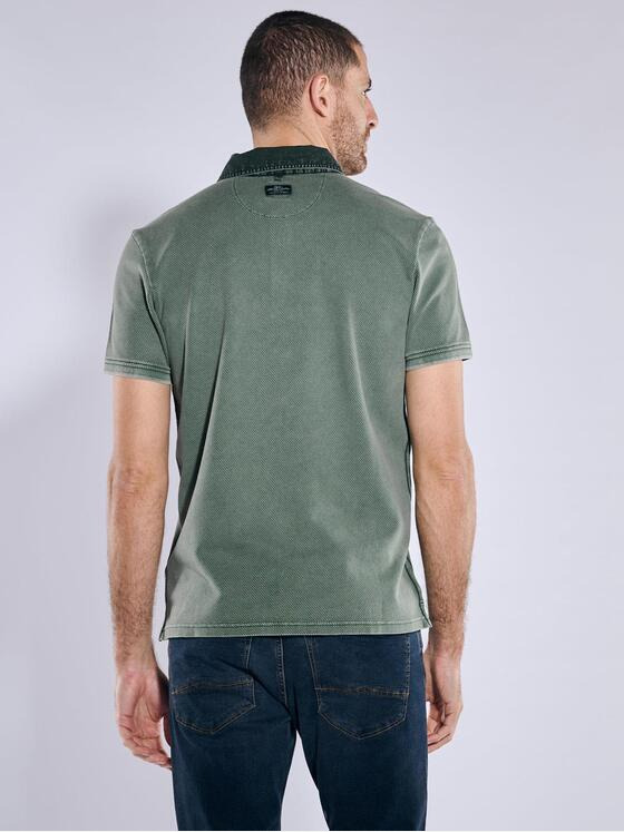 engbers Herren Polo-Shirt strukturiert Grün 37119