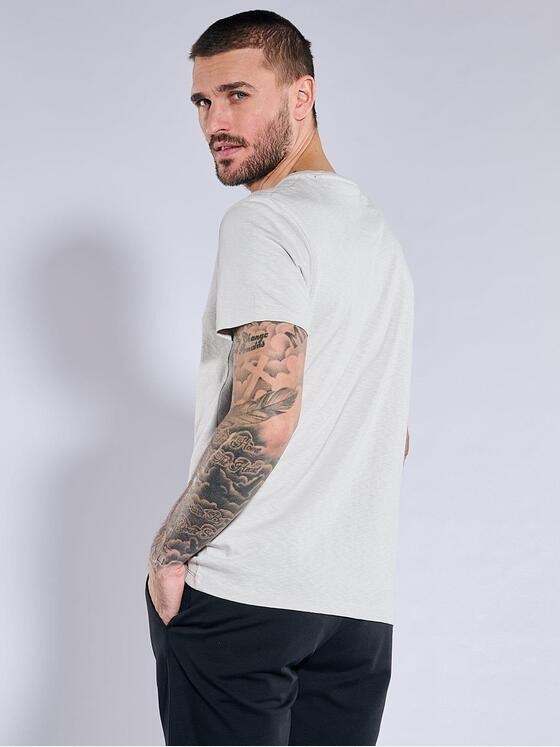 emilio adani Herren T-Shirt strukturiert Grau 36975