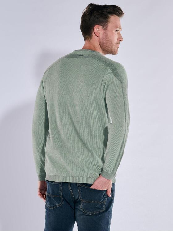 engbers Herren Pullover strukturiert Grün 37438