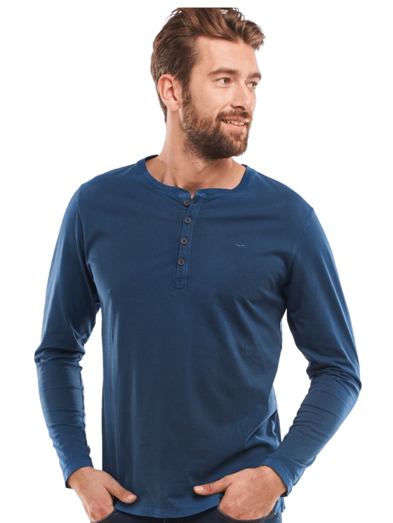 henley shirt herren langarm