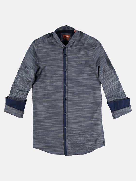 Hemd mit schmalem kragen Clearance