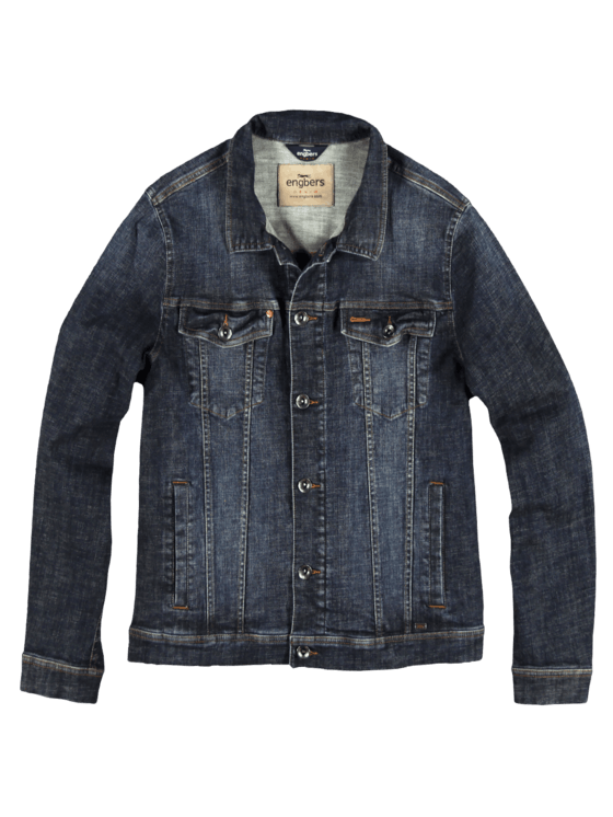 Herren engbers Jeansjacke in Saphirblau kaufen 29046 | engbers Herren engbers Jeansjacke in Saphirblau kaufen 29046 | engbers