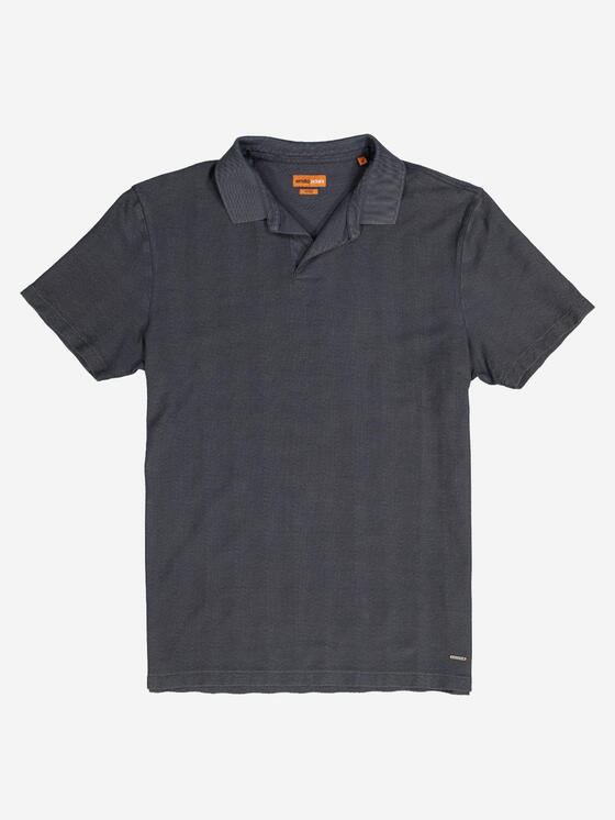 Herren Polo-Shirt strukturiert in Schwarz kaufen 36977 | emilioadani