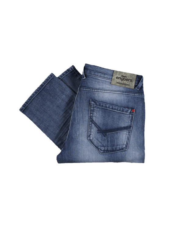 Herren Engbers Helle Komfortable Sommer Jeans Mit Authentischer In