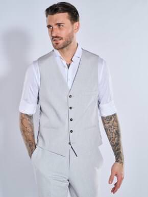 emilio adani Herren Sakko-Weste slim fit 38865