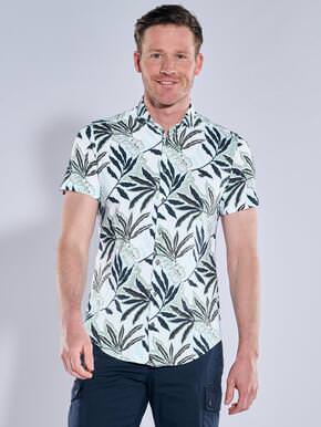 engbers Herren Kurzarm-Hemd gemustert 38984