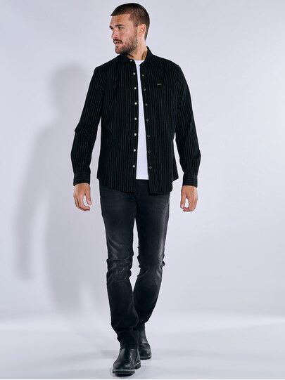 Männer Outfit Overshirt mit Charakter