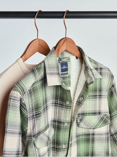 Männer Outfit Sportives Overshirt Karo-Style, Stylisch, Kuschelig!