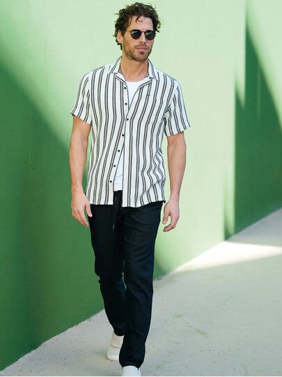 Männer Outfit Frischer Wind