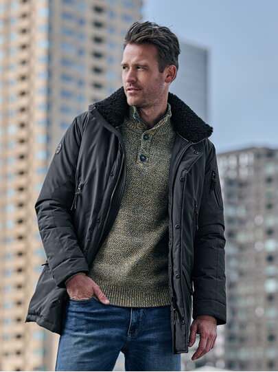 Männer Outfit Zwischen Weihnachtsmarkt und Wintergang