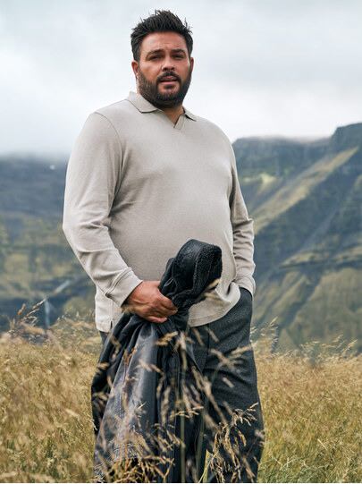 Männer Outfit Statement-Piece mit Charakter