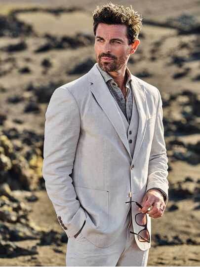 Männer Outfit Stil, der atmen kann