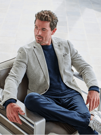 Männer Outfit Baumwolle plus Leinen