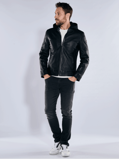 Männer Outfit Leder in Perfektion