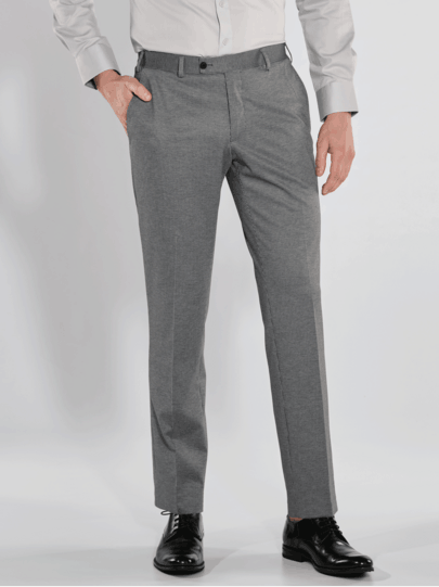 Männer Outfit Slim Fit Anzug Grau