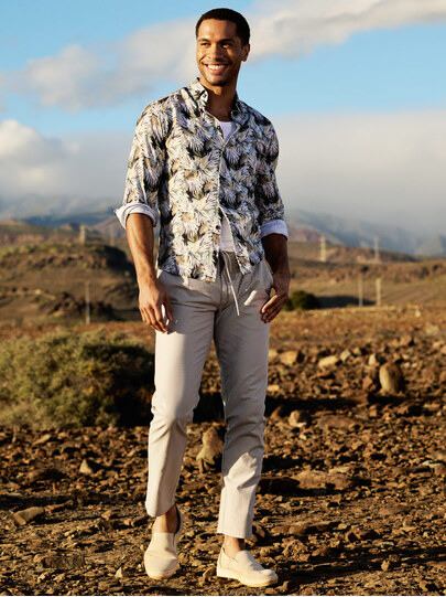 Männer Outfit Leichtigkeit, die man sieht