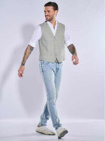 emilio adani Herren Sakko-Weste slim fit Grün 38425 emilio adani Herren Sakko-Weste slim fit Grün 38425