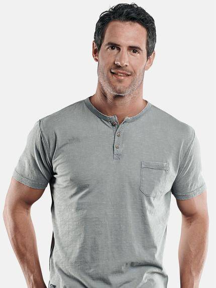 engbers Herren Henley T-Shirt Granitgrau 29222 engbers Herren Henley T-Shirt Granitgrau 29222