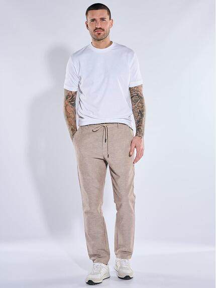 emilio adani Herren Anzughose slim fit Hellbraun 40638