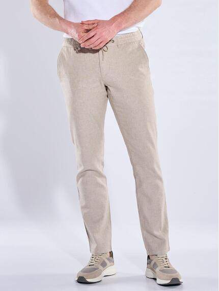 engbers Herren Chino mit Leinenanteil Braunbeige 40395 engbers Herren Chino mit Leinenanteil Braunbeige 40395