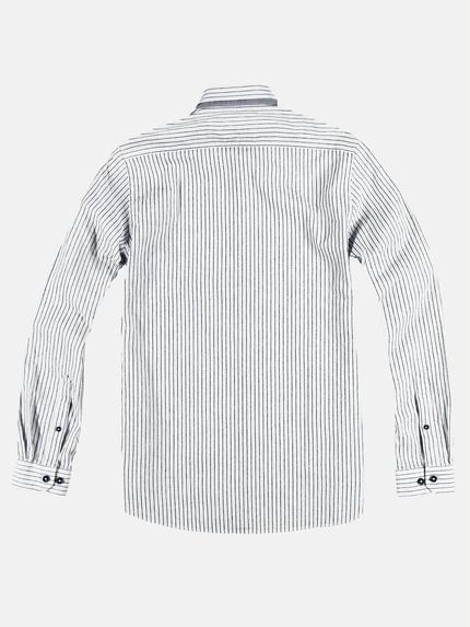 emilio adani Herren smartes Hemd mit Webstreifen Schwarz 29427 emilio adani Herren smartes Hemd mit Webstreifen Schwarz 29427