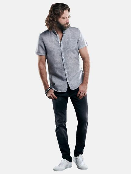 emilio adani Herren Sommerliches Halbleinenhemd Grau 29773 emilio adani Herren Sommerliches Halbleinenhemd Grau 29773